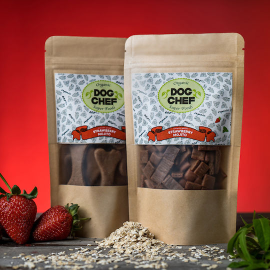 Chef Λιχουδιές Leckerli für Hunde mit Strawberry 100gr