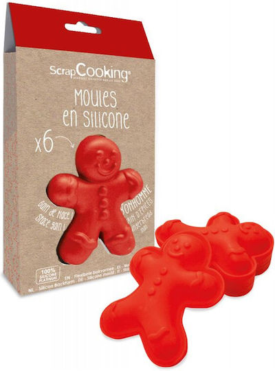 Scrap Cooking Форма за Кръгла Торта 6 Бройки Scrap Cooking Форма за Кръгла Торта 6 Бройки