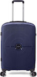 Benzi Cabin Travel Suitcase Hard Blue with 4 Wheels