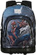 Spiderman School Bag Backpack Elementary, Elementary Multicolour with Water Bottle Holder