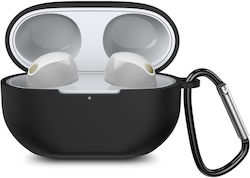 Husă cu cârlig în culoarea Negru pentru Sony WF-1000XM5 Husă cu cârlig în culoarea Negru pentru Sony WF-1000XM5