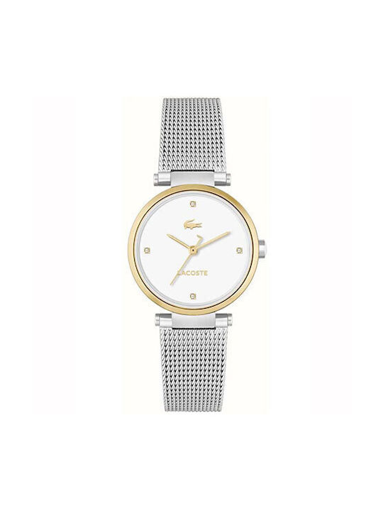 Lacoste Ladies Uhr mit Silber Metallarmband