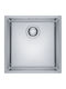 Franke Maris Mrx 110-40 1220525224 Undermount Sink Inox W40xD40cm Silver