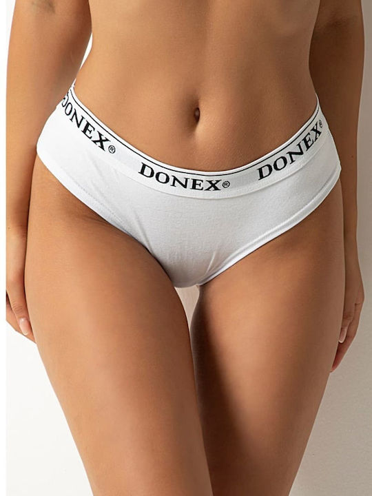 Donex Women's Slip Λευκό 2Pack