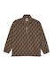 Long Sleeve Light Brown Blouse
