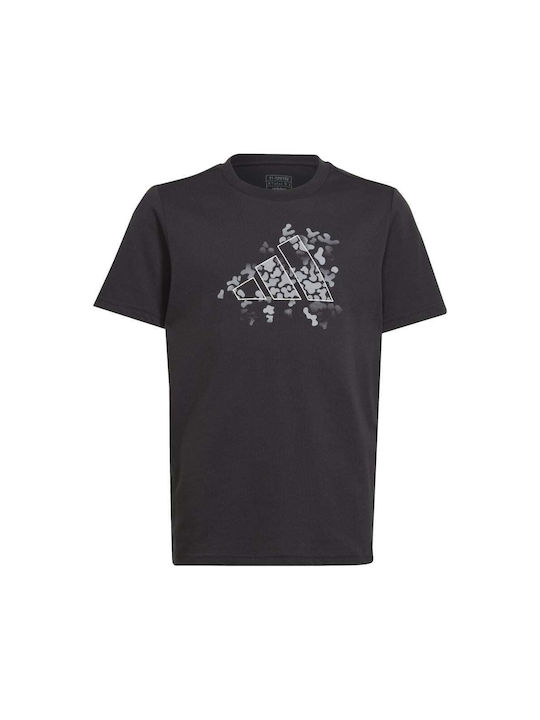 Adidas Kids T-shirt Black Train Tee