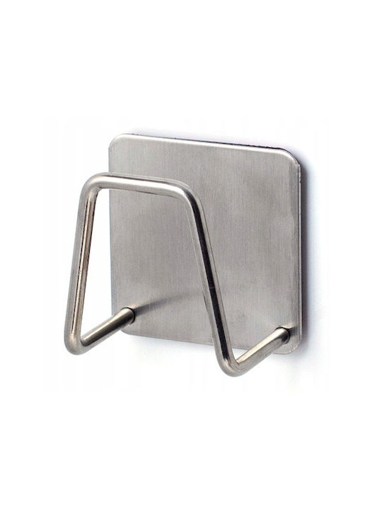Кука Баня Единично с винтове ​5x5см Inox Сив