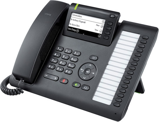 Siemens OpenScape CP400 Ενσύρματο Τηλέφωνο IP Μαύρο