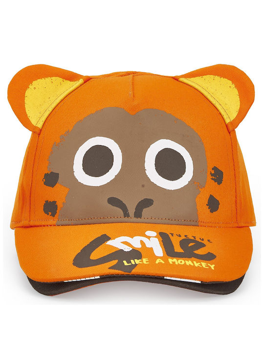 Tuc Tuc Kids' Hat Jockey Fabric Orange