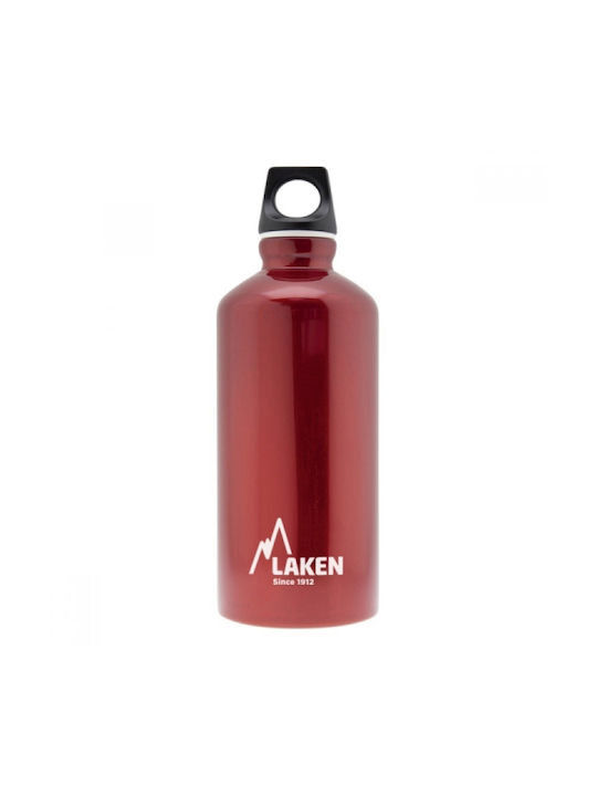 Laken Sticla de apa Din aluminiu 600ml Roșu Laken Sticla de apa Din aluminiu 600ml Roșu