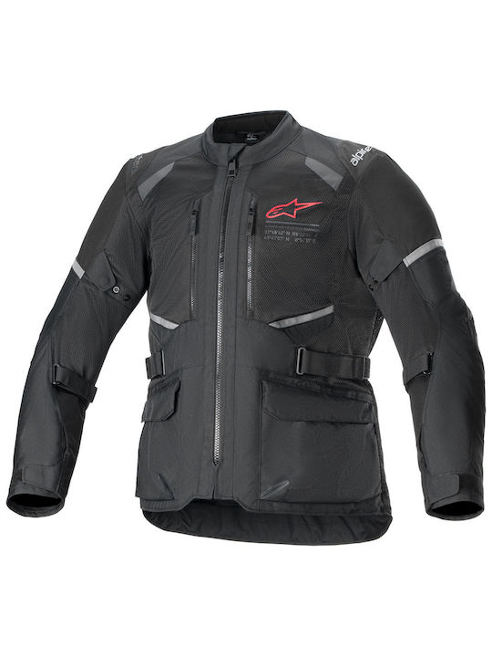 Alpinestars Andes Air Ανδρικό Μπουφάν Μηχανής 4 Εποχών Αδιάβροχο Μαύρο