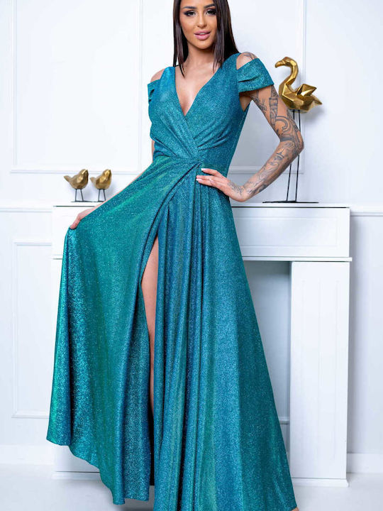 Brak Maxi Φόρεμα για Γάμο / Βάπτιση Πράσινο