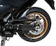 Ermax Φτερό Πίσω Τροχού Μοτοσυκλέτας για Yamaha T-MAX 560 Μαύρο