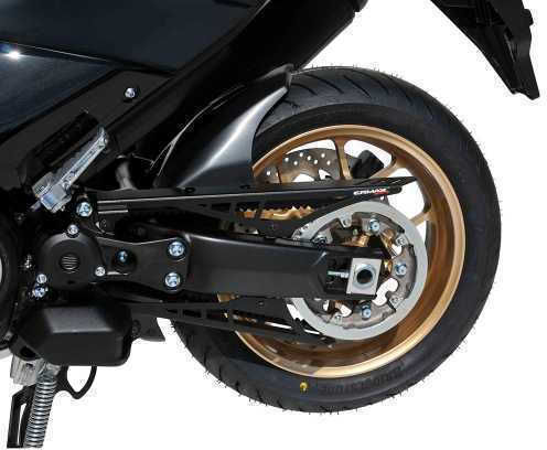 Ermax Φτερό Πίσω Τροχού Μοτοσυκλέτας για Yamaha T-MAX 560 Μαύρο