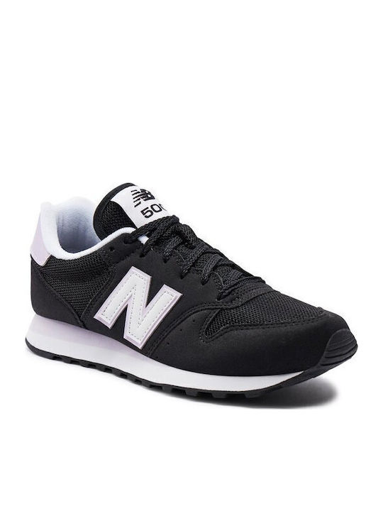 New Balance 500 Γυναικεία Sneakers Μαύρα