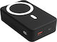 XtremeMac ΧWΗ-ΡΜS3-13 MagSafe Power Bank 20000mAh 20W με Θύρα USB-A και Θύρα USB-C Μαύρο