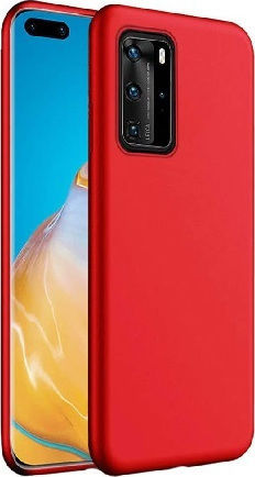 Back Cover Σιλικόνης Κόκκινο (Huawei P40 Pro)