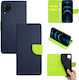 Sonique Trend Back Cover Δερματίνης Navy Μπλε (...