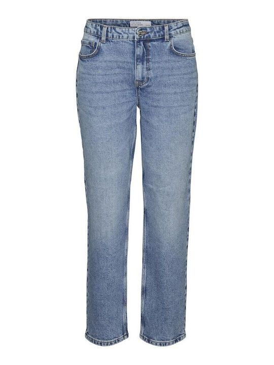 Vero Moda Damenjeanshose Mittlere Taille in Gerader Linie