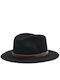Brixton Fabric Women's Fedora Hat Black