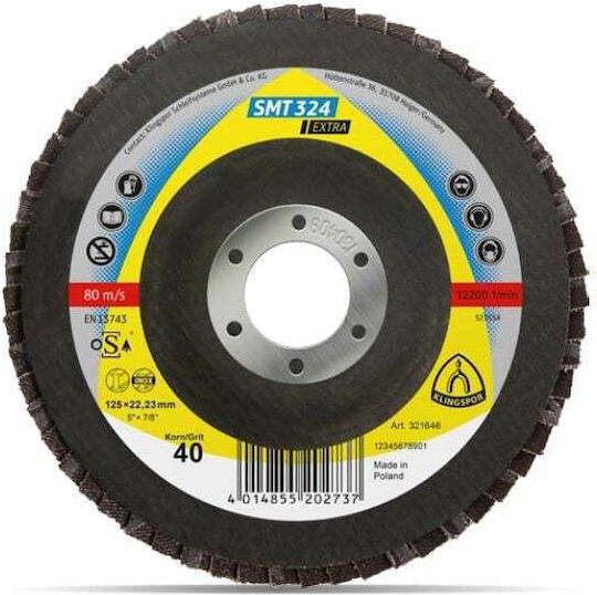 Klingspor Smt324 Extra Δίσκος Λείανσης 125mm
