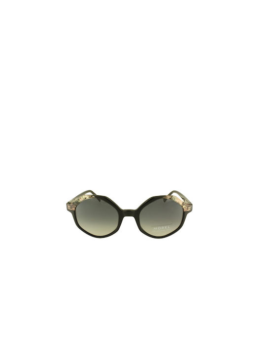 Morel Women's Sunglasses with Black Plastic Frame and Green Gradient Lens MOREL PAROS 1 PN01