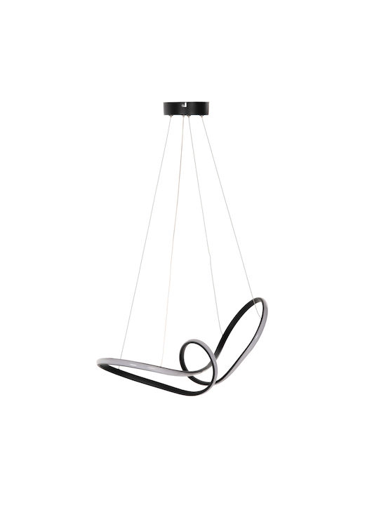 HomeMarkt Pendul de iluminat LED Negru