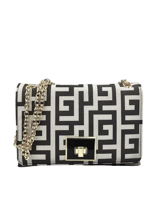 Ari Gorgio Women's Flap Bag Black/White