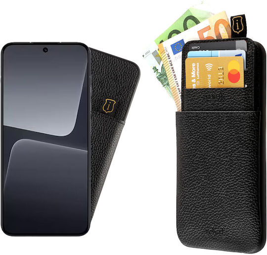 Idol 1991 Anti-rfid Wallet Leather / Silicone / Synthetic Leather Black (Xiaomi 14 5G)
