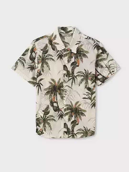 Детска Флорален Риза Къс ръкав Floral'' (Флорални) Jungle
