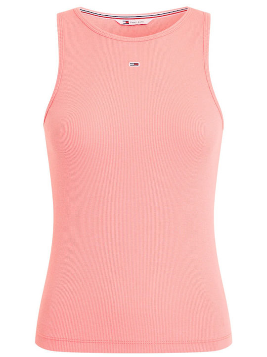 Tommy Hilfiger Tjw Essential Women's Athletic Blouse Sleeveless Fuchsia