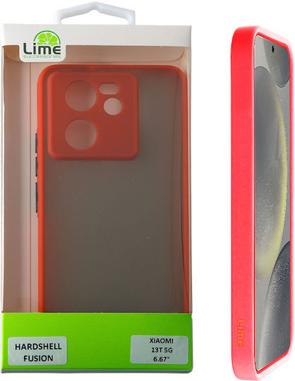 Lime Umschlag Rückseite Kunststoff / Silikon Rot (Xiaomi 13T / 13T ProXiaomi 13T / 13T Pro)