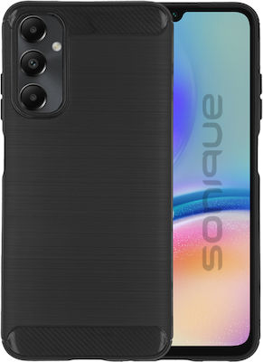 Sonique Carbon Brushed Back Cover Σιλικόνης Ανθεκτικό Μαύρο (Galaxy A05s)