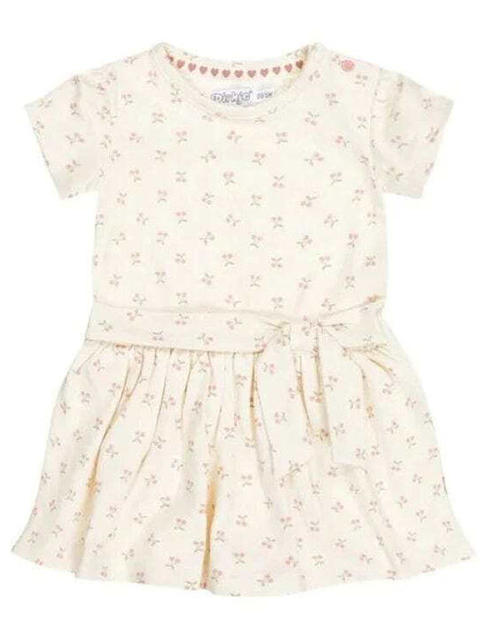 Dirkje Kids Dress Polka Dot Ecru