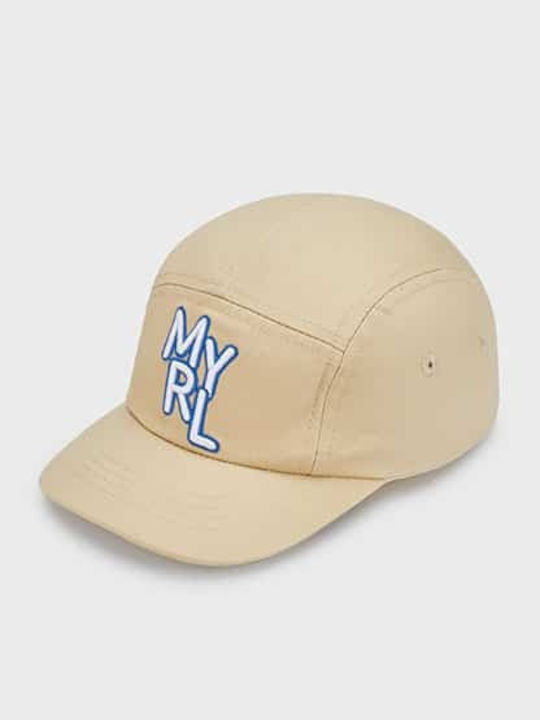 Mayoral Kinderhut Jockey Stoff Beige