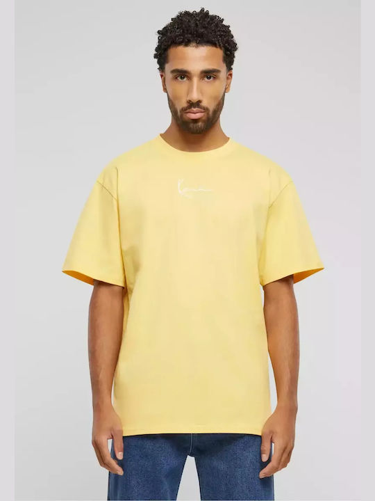 Karl Kani Small Signature Ανδρικό Αθλητικό T-shirt Κοντομάνικο Yellow