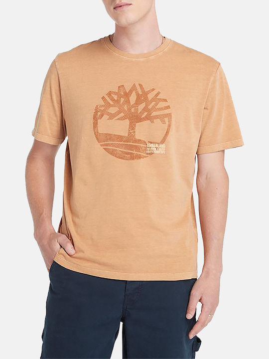 Timberland Herren T-Shirt Kurzarm Coral