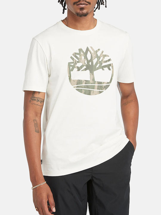 Timberland Herren T-Shirt Kurzarm White