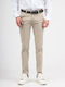 Fourten Industry Men's Trousers Chino in Slim Fit Biege