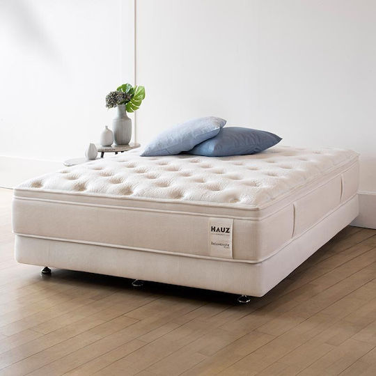 Hauz Rejuvenate Plush King Size Ανατομικό Στρώμα 200x200x30cm με Ανεξάρτητα Ελατήρια & Ανώστρωμα