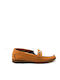 Leather Women's Loafers in Tabac Brown Color