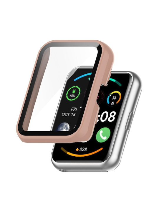 Πλαστική Θήκη σε Ροζ χρώμα για το Huawei Watch Fit / Fit SE