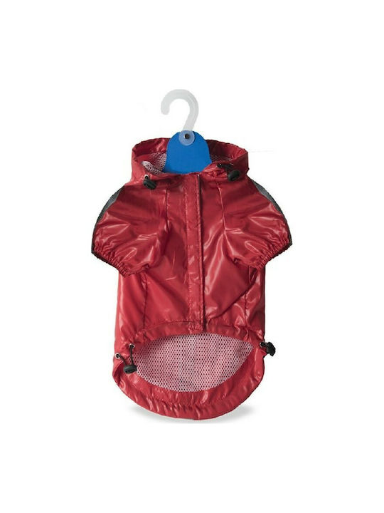 Vitakraft Haină Pentru Câini Impermeabilă Roșie Cu Lungimea Spatelui 25 Cm