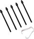 Ανταλλακτικές Μύτες Stylus Pen για Samsung Galaxy Tablets και Smartphones - Black (6 Τεμάχια) Μύτες Γραφίδας σε Μαύρο χρώμα
