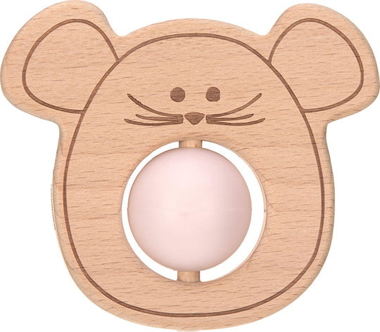 Laessig Little Chums Mouse Μασητικό Οδοντοφυΐας από Ξύλο για 0 m+
