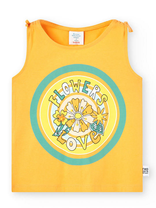 Boboli Kids Blouse Sleeveless Yellow