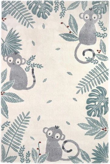Nattiot Monkey Детско килимче Многоцветен 120x170см