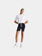 Calvin Klein Γυναικείο Αθλητικό Crop T-shirt Λευκό