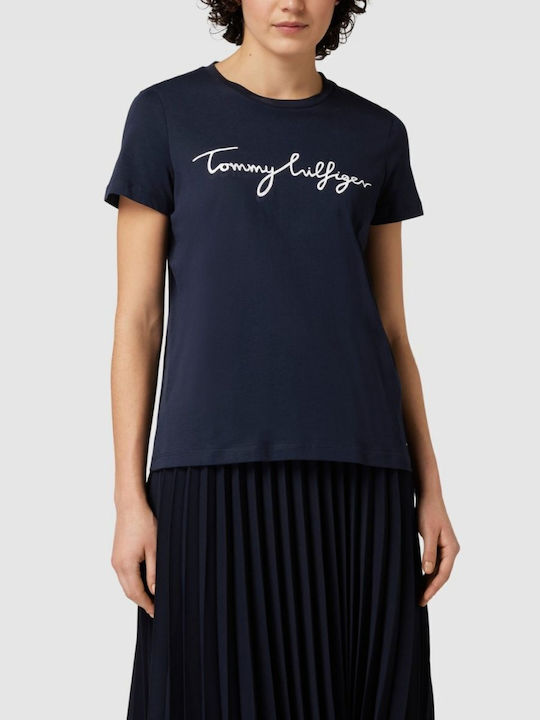 Tommy Hilfiger Damen T-Shirt Blau