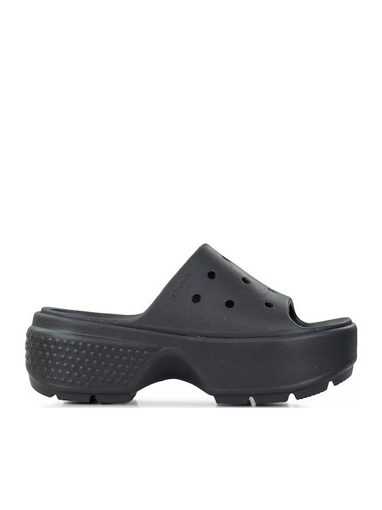Crocs Stomp Slides σε Μαύρο Χρώμα